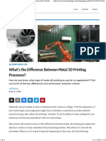 What's The Difference Between Metal 3D Printing Processes - Machine Design
