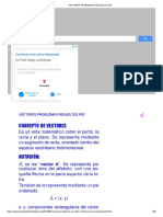 Vectores Problemas Resueltos PDF