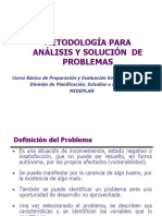 Metodología para el análisis y solución de problemas