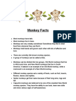 Monkey Facts