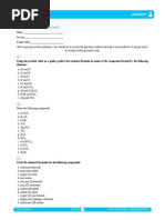 Nomenclature 2 (Worksheet)