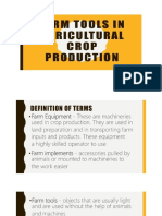 Tools in Agricultural Crops Production