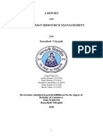 Green Human Resource Management: A Report ON