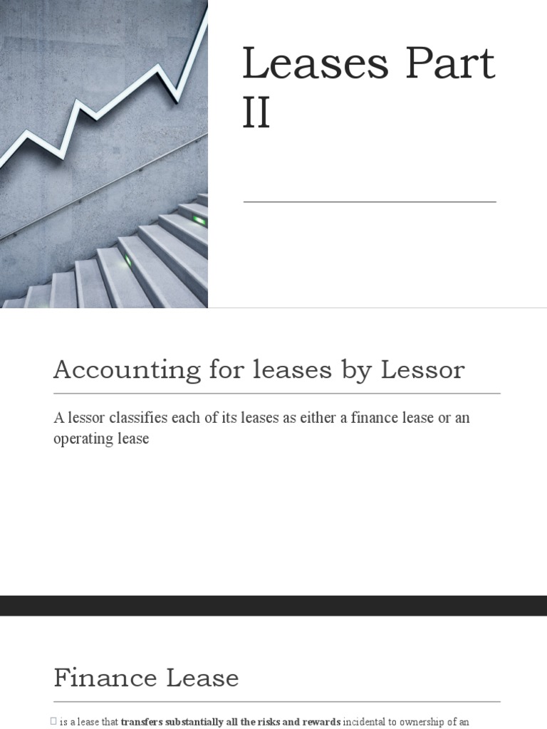 Lessor Lease Accounting Guide | PDF | Lease | Money
