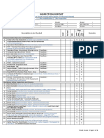 Truck Crane Inspection Report Checklist