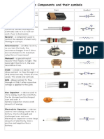 Electronic Components and Their Symbols