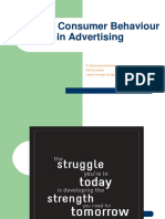 Role of Consumer Behaviour in Advertising: Dr. Ahmad Javed Askarzai PHD Economics Vienna University of Austria