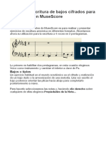 Bajo Cifrado en Musescore