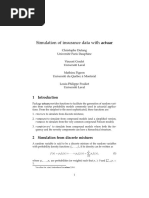 Simulation of Insurance Data With Actuar