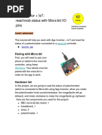 MIT App Inventor Microbit IOpin Potentiometer