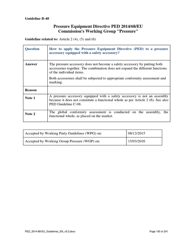 PED Guideline C | PDF | Toxicity | Chemistry