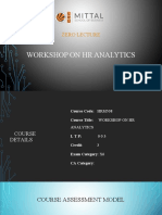 Workshop On HR Analytics: Zero Lecture