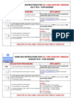 Efluente - Instruções de Coleta de Amostras - Eng