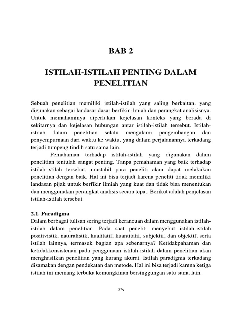 Minggu 5 istilah dalam penelitian pdf
