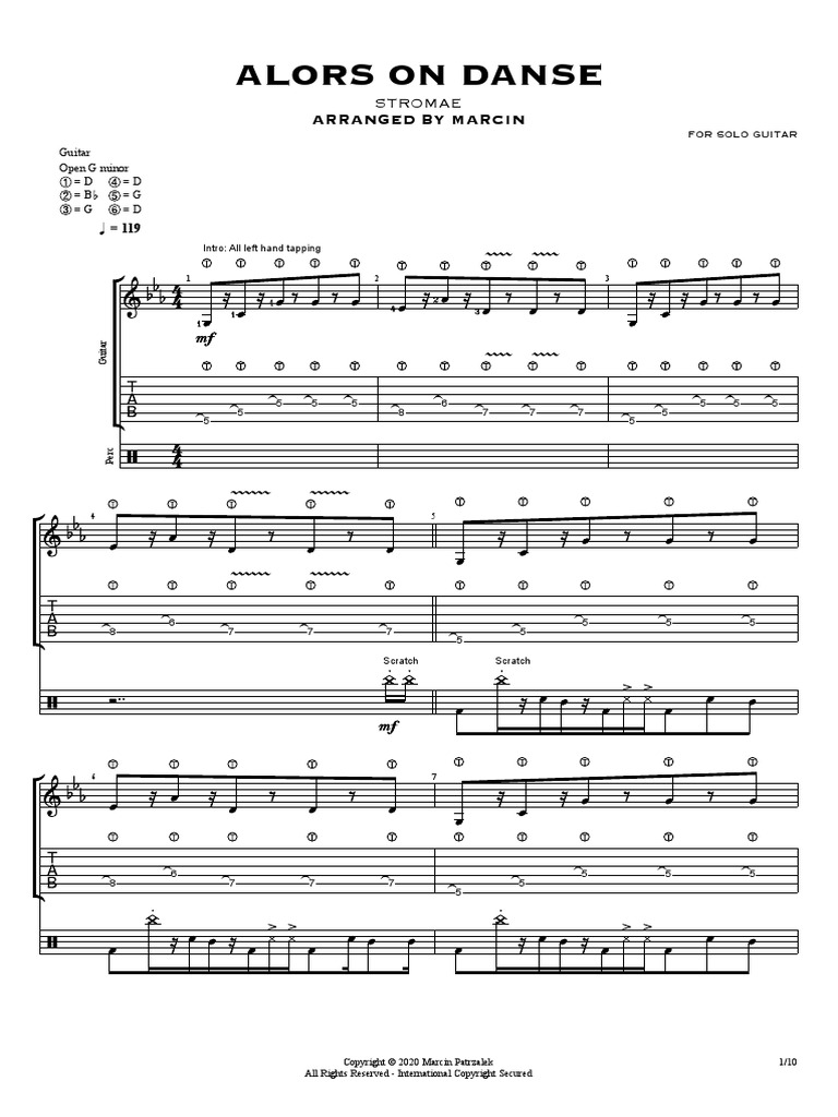 Alors On Danse - Marcin TAB | PDF | All Rights Reserved | Media Freedom