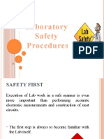 Lab Safety Procedures: Electric Shock Prevention