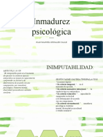 Inmadurez Psicologica