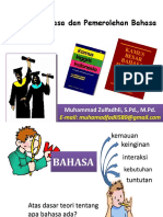 P1 - Hakikat Bahasa Dan Pemerolehan Bahasa