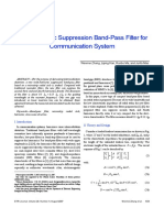 Multi-Harmonic Suppression Band-Pass Filter For Communication System