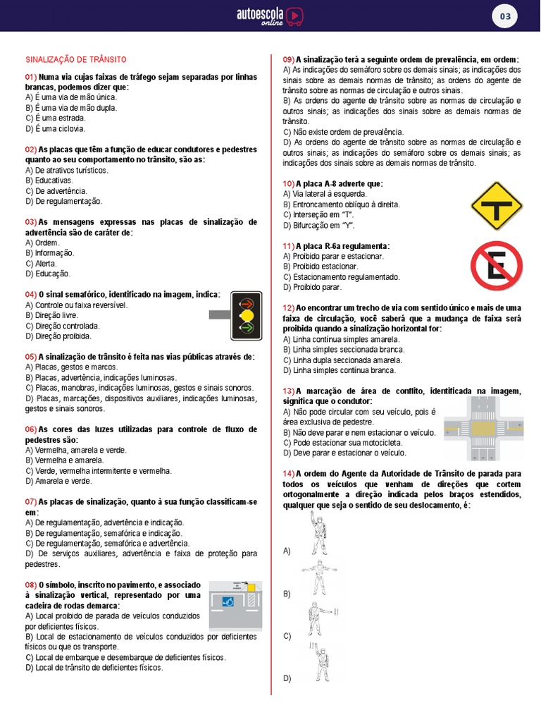 Símbolos de prevenção rodoviária ou sinais de trânsito