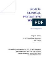 US Preventive Services Task Force - Guide To Clinical Preventive Services - Report of The United States Preventive Services Task Force (2002)