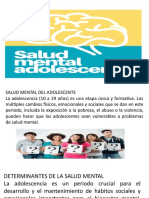 Salud Menta en Adolescentes