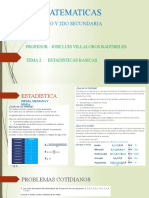 Matematicas Tema 2 Estadistica