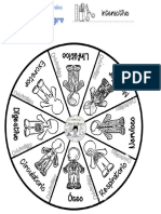 Creativa Ruleta Interactiva de Sistemas y Aparatos Del Cuerpo Humano