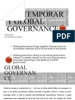 The Contemporary Global Governance