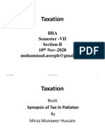 Taxation in Pakistan: Types, Purpose and Revenue