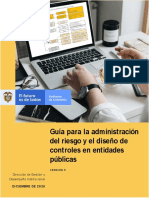 Guía para La Administración Del Riesgo y El Diseño de Controles en Entidades Públicas - Versión 5 - Diciembre de 2020