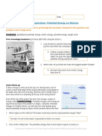 SPH3U Lab Potential Energy Shelves