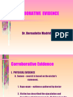 Corroborative Evidence: Dr. Bernadette Madrid