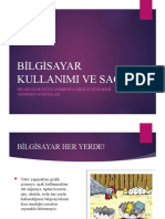 Bilgisayar Kullanımı Ve SAğlık