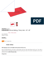 Kuraidori 24 - x18 - Silicone Preparation - Pastry Mat - Home Hardware