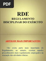 Instrução RDE - CH QAO Power Point