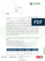 Certi Juramentada Asalariados No Declarantes 2020