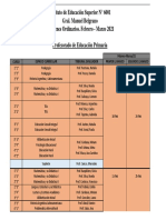 Cronograma Exámenes Ordinarios PEP 2021