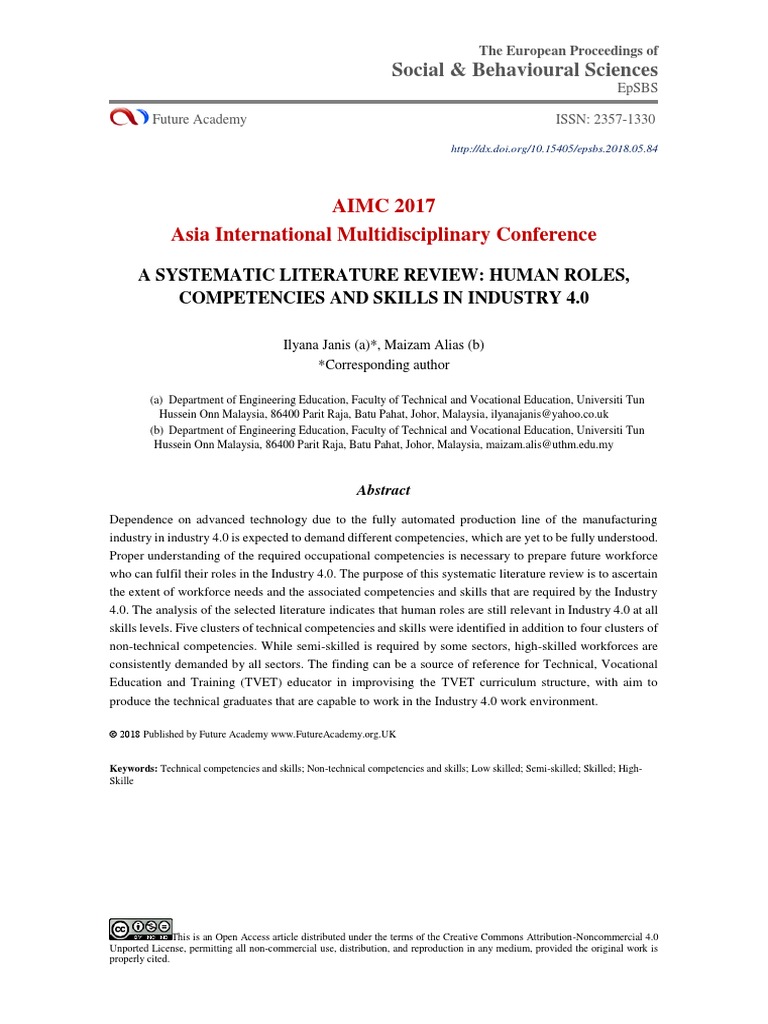AIMC 2017 Asia International Multidisciplinary Conference | PDF ...
