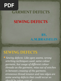 Sewing Defects