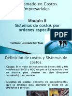 Presentación Modulo Costeo Por Ordenes de Trabajo