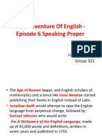 The Adventure of English - Episode 6 Speaking