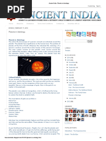 Planets and Food Colours