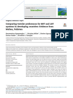 Comparing Traveler Preferences For BRT and LRT Systems in Developing Countries: Evidence From Multan, Pakistan