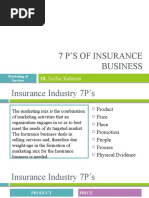 Download 7 Ps of Insurance Industry by Fazlur Rahman SN49219362 doc pdf