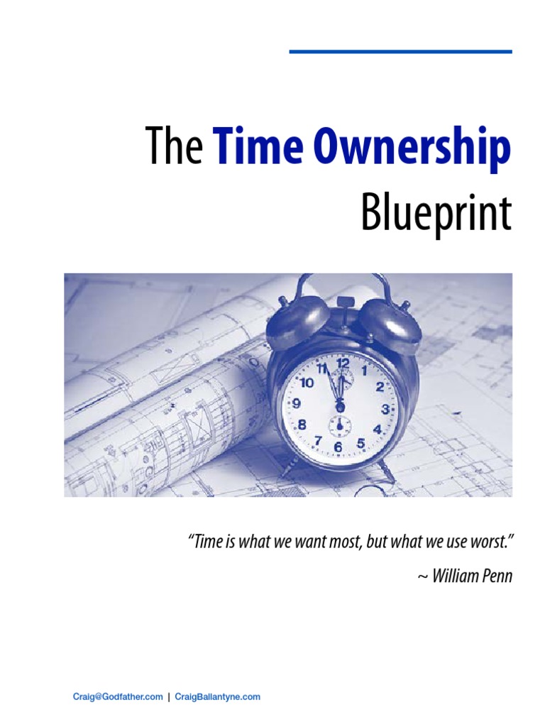 The Blueprint: Time Ownership | PDF | Business