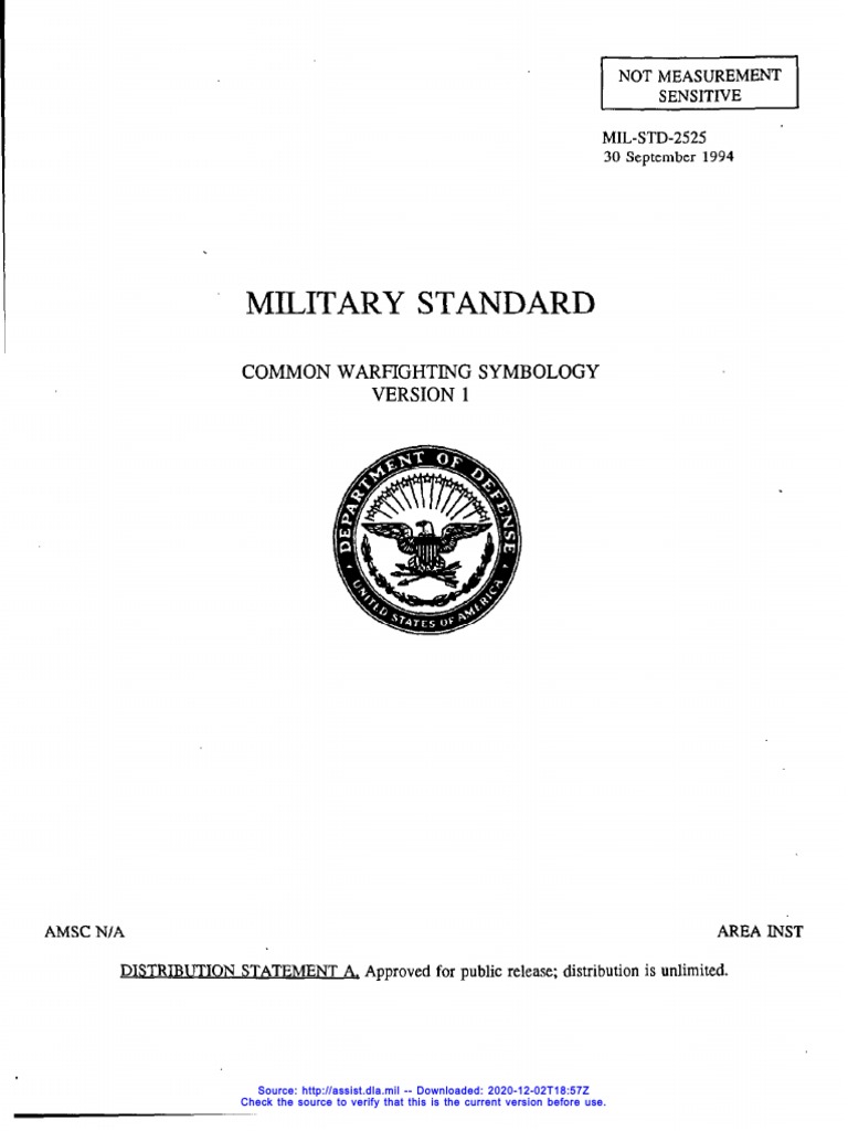 MIL-STD-2525 Military Symbology Guide | PDF | Communication | Military