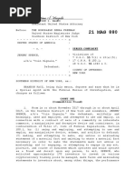 u.s. v. Jeremy Spence 21 Mag 880 Complaint