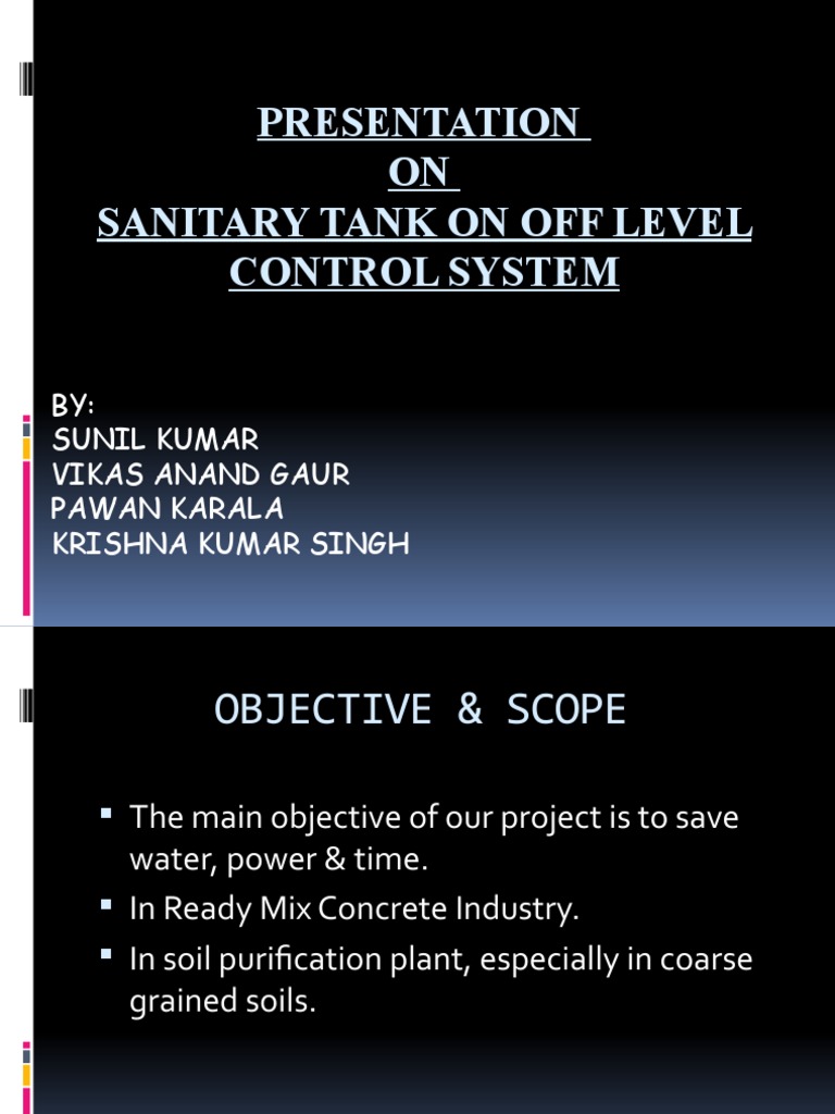 Water Tank On Off Control | PDF | Pump | Relay