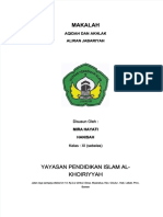 PDF Makalah Al Kho Aliran Jabariyah DD